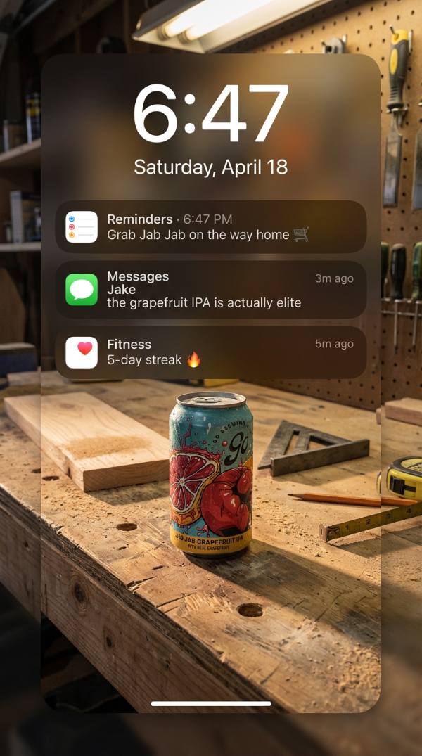 Go Brewing 4:5 feed ad made by SelfMade