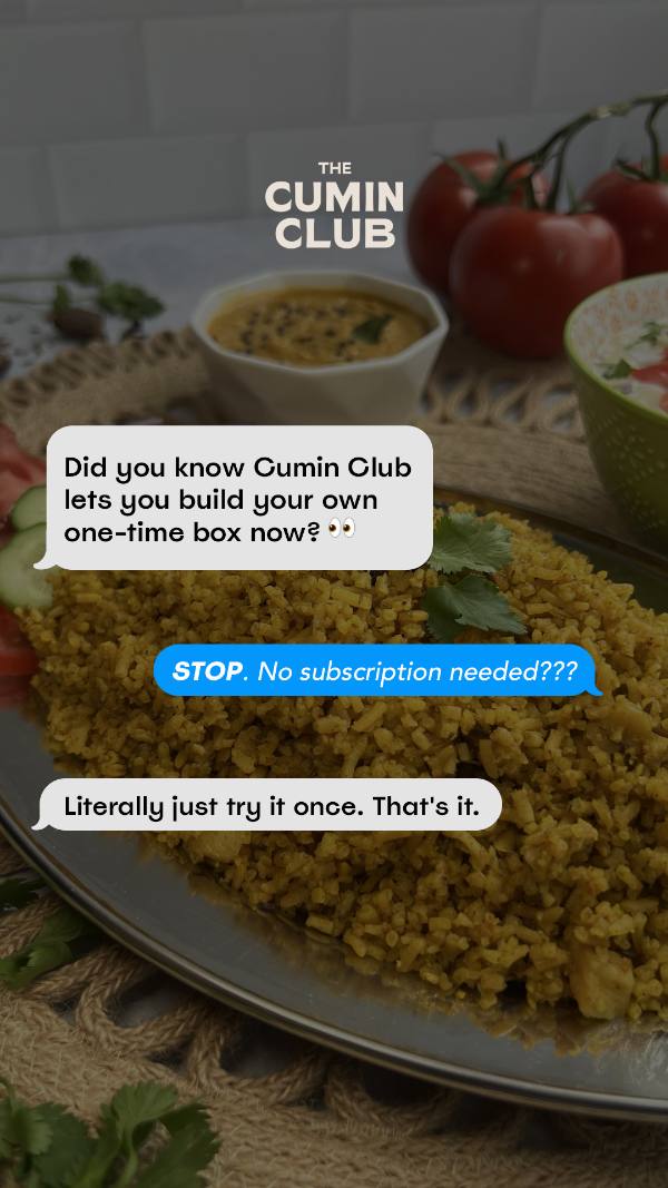 Cumin Club 9:16 Stories and Reels ad made by SelfMade
