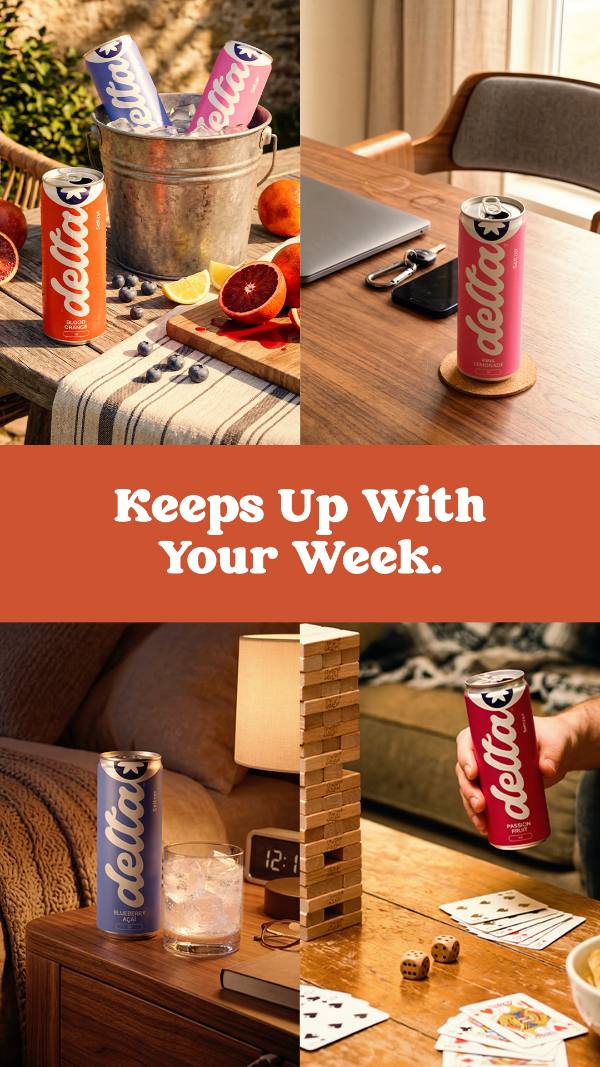 Delta Drinks 9:16 Stories and Reels ad made by SelfMade