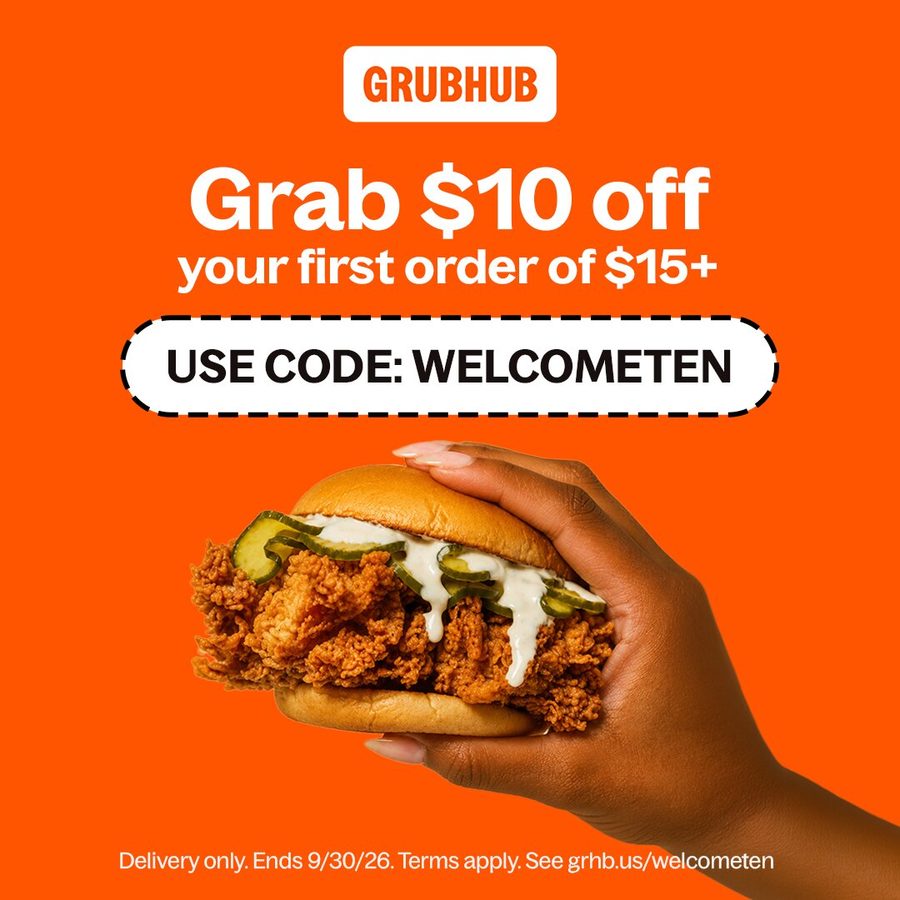 Grubhub 1:1 feed ad made by SelfMade