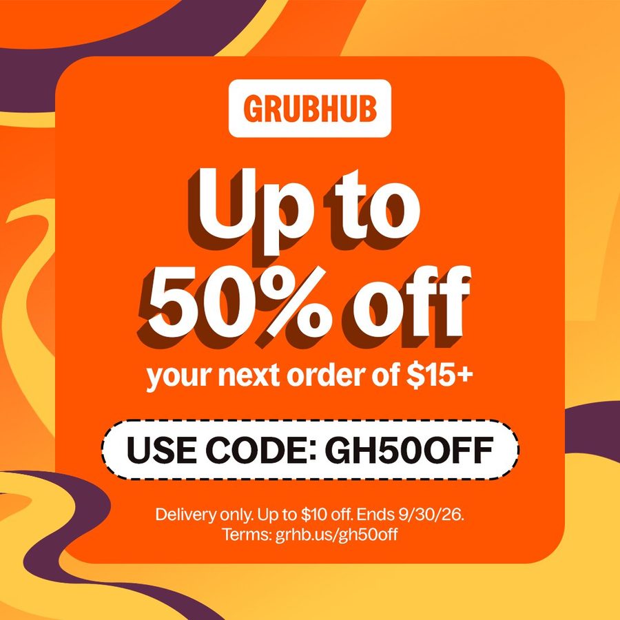 Grubhub 1:1 feed ad made by SelfMade