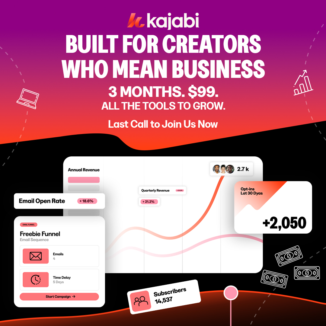 Kajabi 1:1 feed ad made by SelfMade
