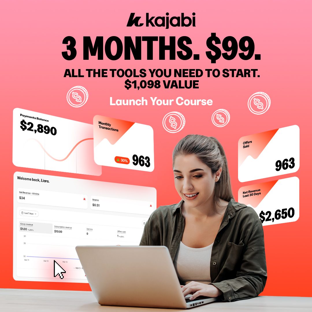 Kajabi 1:1 feed ad made by SelfMade