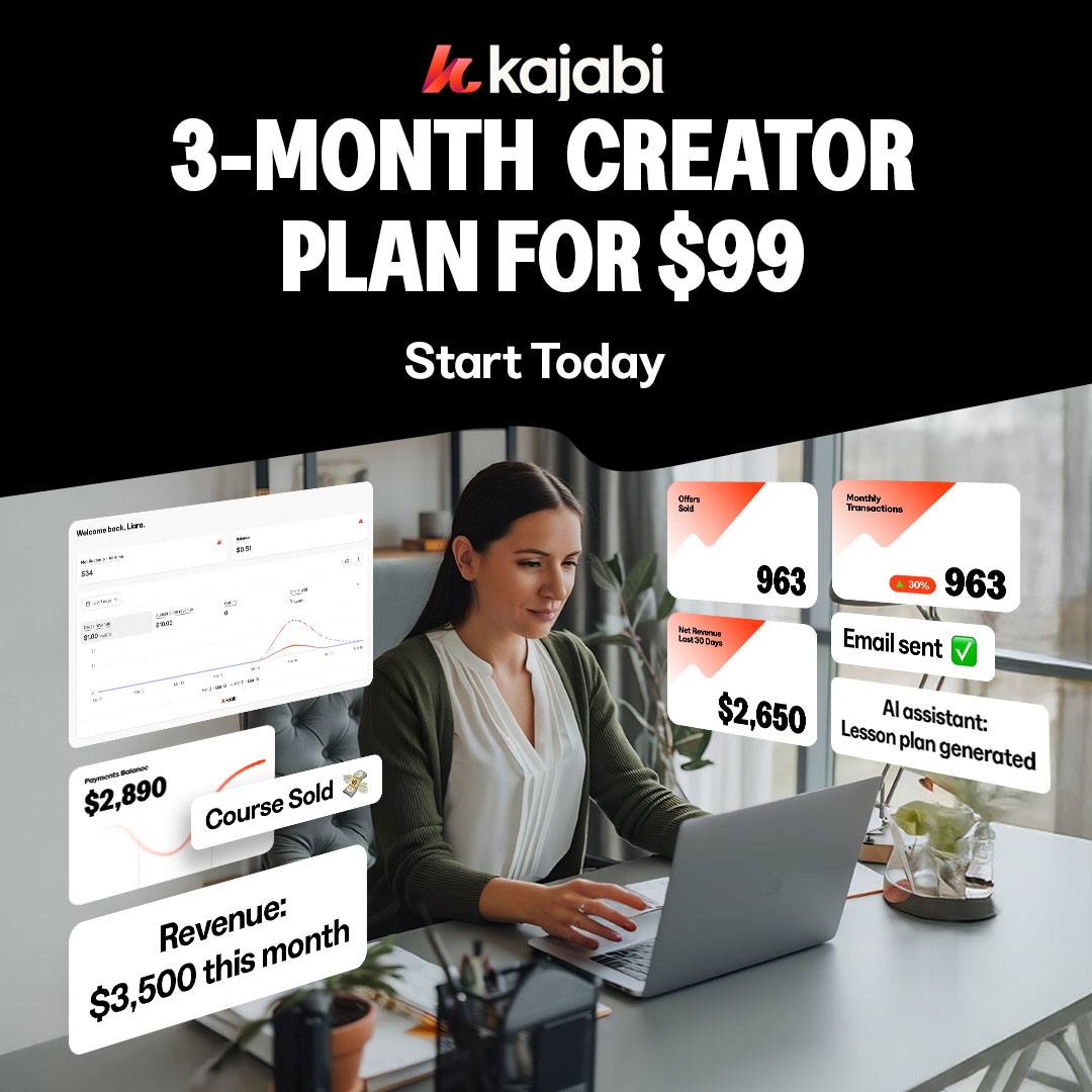 Kajabi 1:1 feed ad made by SelfMade