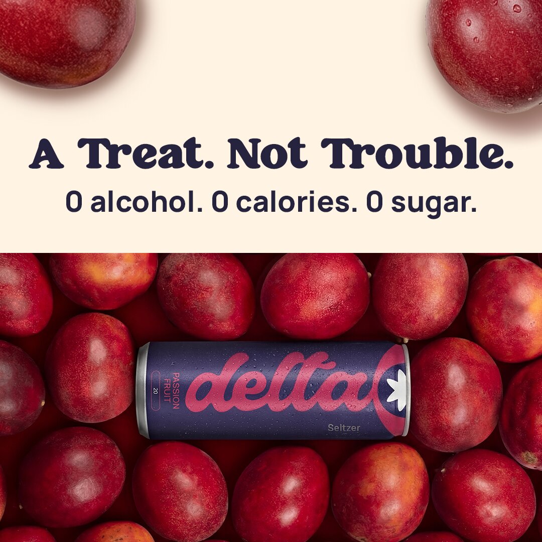 Delta Drinks 1:1 feed ad made by SelfMade