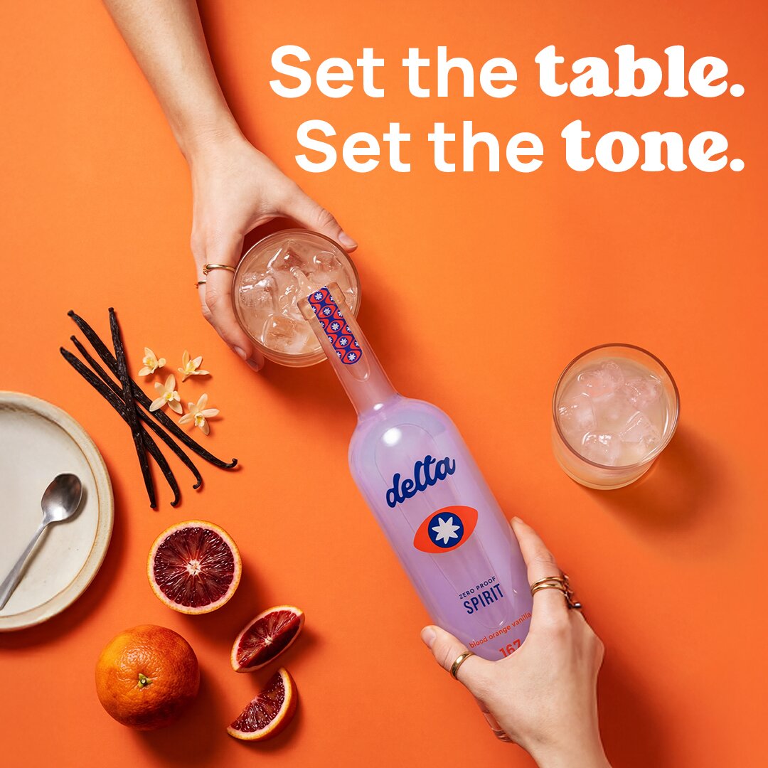 Delta Drinks 1:1 feed ad made by SelfMade