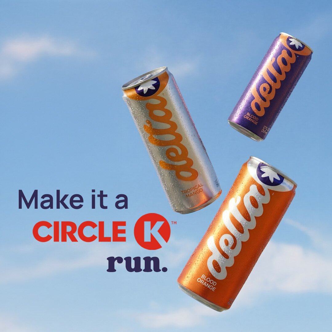 Delta Drinks 1:1 feed ad made by SelfMade