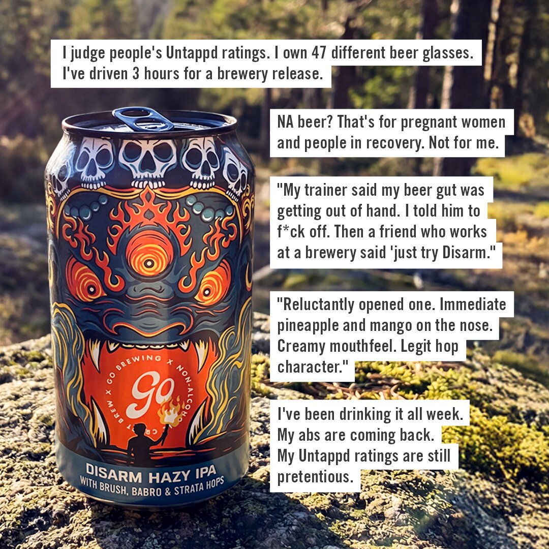 Go Brewing 1:1 feed ad made by SelfMade
