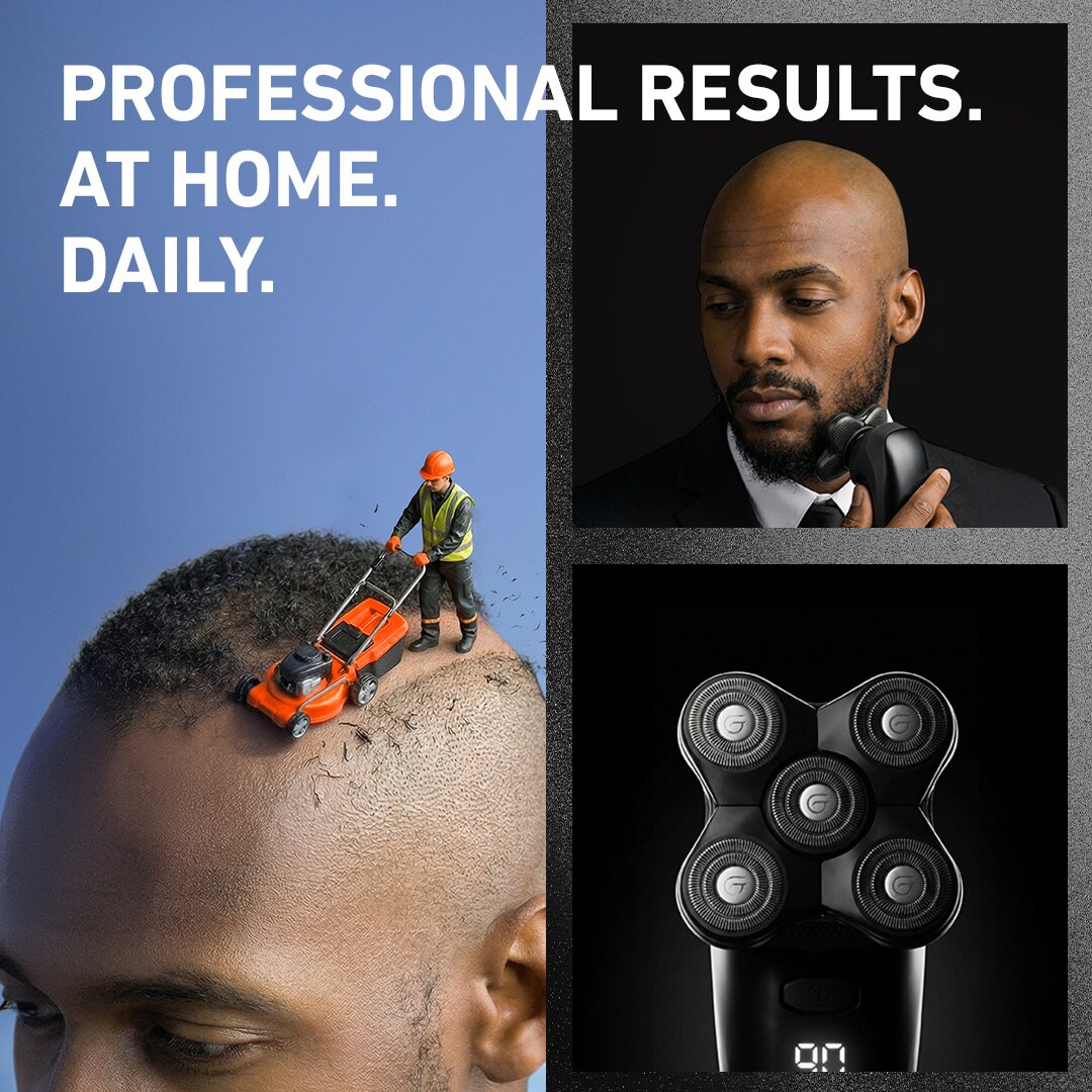 Groomie 1:1 feed ad made by SelfMade
