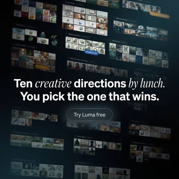 Luma 1:1 feed ad made by SelfMade