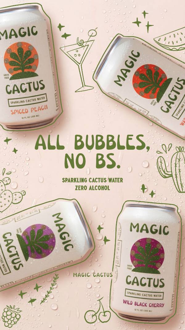 Magic Cactus 9:16 Stories and Reels ad made by SelfMade