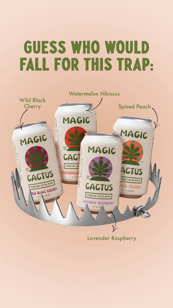 Magic Cactus 9:16 Stories and Reels ad made by SelfMade