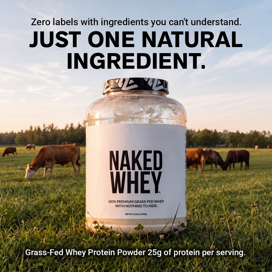 Naked Nutrition 1:1 feed ad made by SelfMade